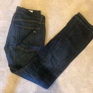 Rag and Bone Slim Straight Jeans